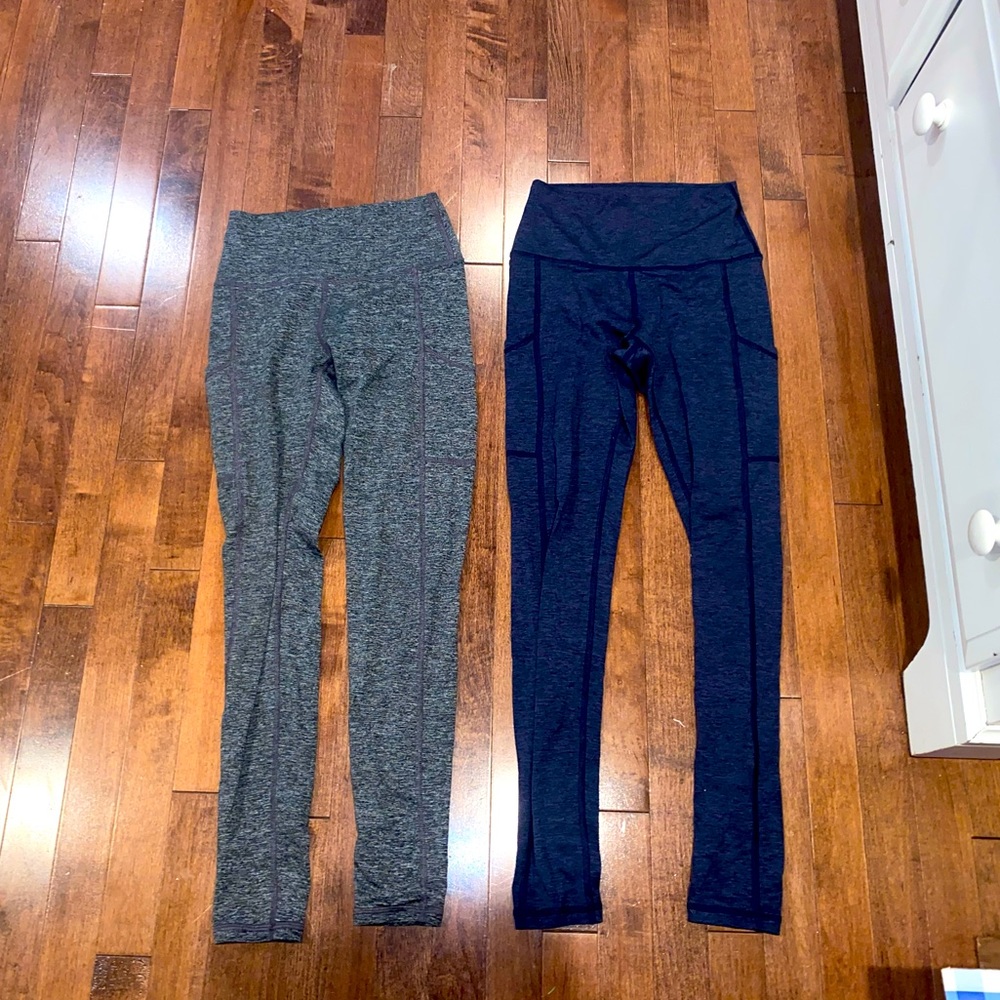 Aerie leggings bundle with gray and dark blue leggings!!